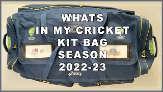 Whats in my cricket kit bag - Season 2022-23