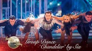 The Strictly pro-dancers perform a routine to ‘Chandelier’ by Sia - Strictly Come Dancing 2016