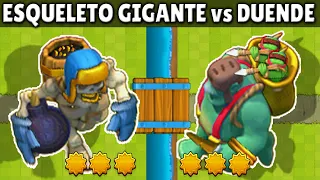 ESQUELETO GIGANTE vs FUENDE GIGANTE | 1 vs 1 | CUAL ES MEJOR? | OLIMPIADAS de CLASH ROYALE