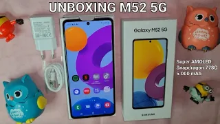 Unboxing Samsung Galaxy M52 5G | Indonesia