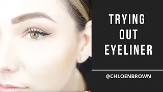Eyeliner Try On || Trying to find a new favorite