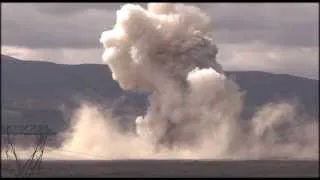 2 big explosions on the Waiouru Army training ground