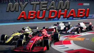 F1 2020 - MY TEAM - GP DE ABU DHABI 50% - DISPUTAS INTENSAS ATÉ O FIM! - EP 199