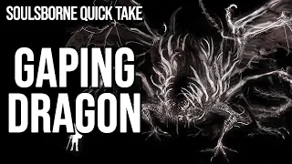 The best interpretation of the Gaping Dragon is forbidden || Dark Souls Analysis