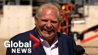 Ontario Premier Ford announces $14.8 million for building new manufacturing facility | FULL