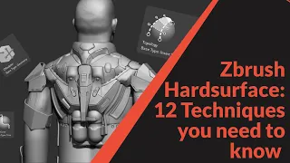 Hardsurface sculpting in Zbrush: 12 techniques you need to know!