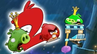 90 Уровень. Angry Birds 2 ЛЕТАЮЩИЙ БОСС! ПРОХОЖДЕНИЕ Fun FAILED PASSAGE! THE FLYING BOSS!