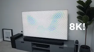 The Samsung QLED 8K TV Setup