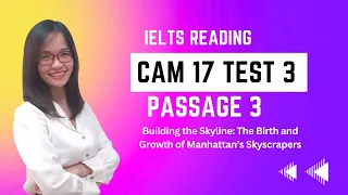 Giải IELTS Reading Cambridge 17 Test 3| Passage 3: Building the Skyline: The Birth and Growth of M..