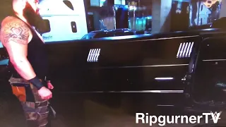 Braun Strowman Flips Limo onto its Roof!!