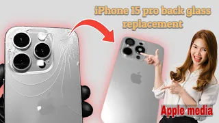 iPhone 15 pro back glass replacement