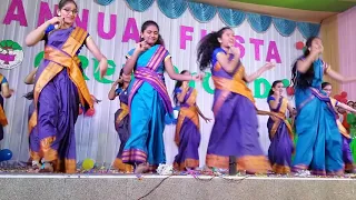 Osey ramulamma dance performance by Hima Varshitha Ragi at Greenwood High School Annual Fiesta 2018