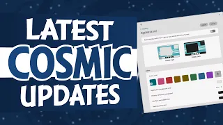 System76 latest COSMIC updates: TILING & APPEARANCE settings!