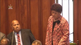 Fijian Minister for Women's response on the National Gender Policy