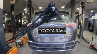 rear axle trailing control arm replacement ... toyota rav4