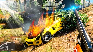 GTA 5 - Realistic Car CRASHES Deformations / Accidents