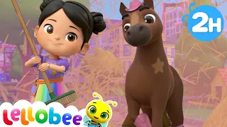 Accidents Happen Boo Boo Song + More | Lellobee City Farm | Kids Show | Toddler Learning Cartoons