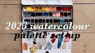 MY NEW 2023 WATERCOLOUR PALETTE! ✷ Swatches, thoughts + favourite colours