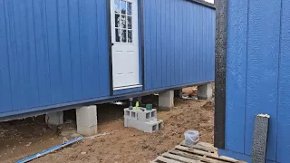 PART 1- Connecting the 2 sheds for our house.