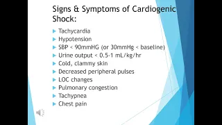 Cardiac Output & Tissue Perfusion