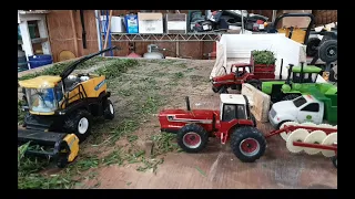 chopping 1st cut Haylage