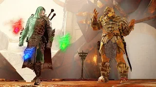 SHADOW OF WAR - THRESHING TALION VS GOLD-THIEF OVERLORD TRACKER DIFFICULTY NEMESIS IN DESERT