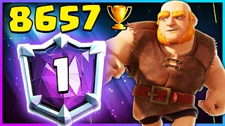 #1 PLAYER IN THE WORLD WON 11 GAMES IN A ROW WITH THIS DECK! — Clash Royale