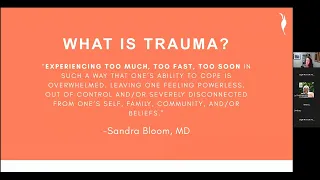 2022 Trauma Informed Lawyering Series: Part 2 - Trauma-Informed Legal Interviews and Intakes