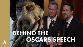 'Pirates of the Caribbean: Dead Man's Chest' | Best VFX | John Knoll | Behind the Oscars Speech