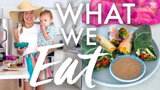 What We Ate Today: Vegan Breastfeeding Mom & Plant-based Toddler