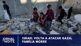 Exército de Israel mata oito pessoas da mesma família | Jornal da Noite