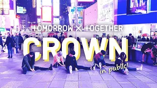 [KPOP IN PUBLIC] TXT (투모로우바이투게더) - CROWN (어느날 머리에서 뿔이 자랐다) in Times Square | miXx TV