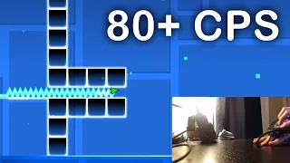 80+ CPS (FASTEST CLICKING METHOD) BOLT CLICKING IN GEOMETRY DASH w/handcam