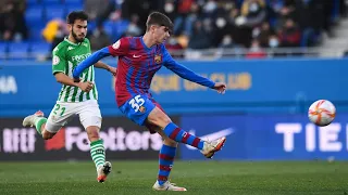 Aleix Garrido vs Betis Deportivo - Barcelona B Debut (1/9/22)