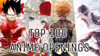 Top 100 Anime Openings