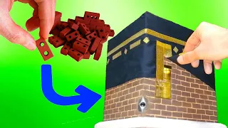 Making a Miniature KAABA House With Mini Bricks. Look what's inside KAABA House