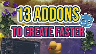 13 ADDONS to SPEED UP your game creation in GODOT!