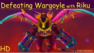 Kingdom Hearts HD 2.8 | How to Defeat Wargoyle w/ Riku