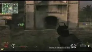 Crazy MW2 Throwing Knife Across The Map Call of Duty 6