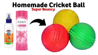 How to make Cricket Ball at home easy | DIY Bouncing Ball | Homemade Cricket Tennis Ball making