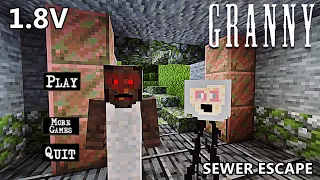 Granny: Granny Sewer Escape | Minecraft Gameplay