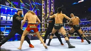 Drew McIntyre & Rk-bro goes face to face with Roman Regins, Usos(full segment) Smackdown May 6 2022