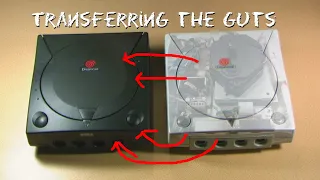 Sega Dreamcast Project: Custom Black Shell - Transferring the Guts