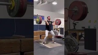 315lb (143kg) Power Clean at 45 years old