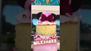 Minnie Mouse Strawberry Milkshake - Beaches and Cream at Disney World