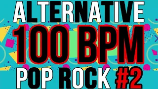 100 BPM - Alternative Pop Rock #2 - 4/4 Drum Track - Metronome - Drum Beat