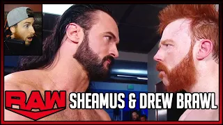 Drew McIntyre and Sheamus Fight It Out For Fun Backstage On RAW 2