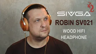 Hi-Fi наушники из Китая? // SIVGA ROBIN SV021 - дерево, алюминий, кожа и ШИКАРНЫЙ звук.