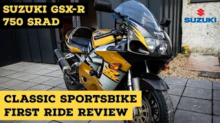 1996 Suzuki GSX R 750 SRAD First Ride Review