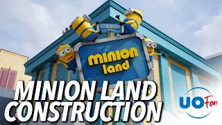 Minion Land June Construction Update at Universal Studios Florida